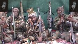 A screengrab taken on September 25, 2013 from a video distributed through an intermediary to local reporters and seen by AFP, shows a man claiming to be the leader of Nigerian Islamist extremist group Boko Haram Abubakar Shekau.