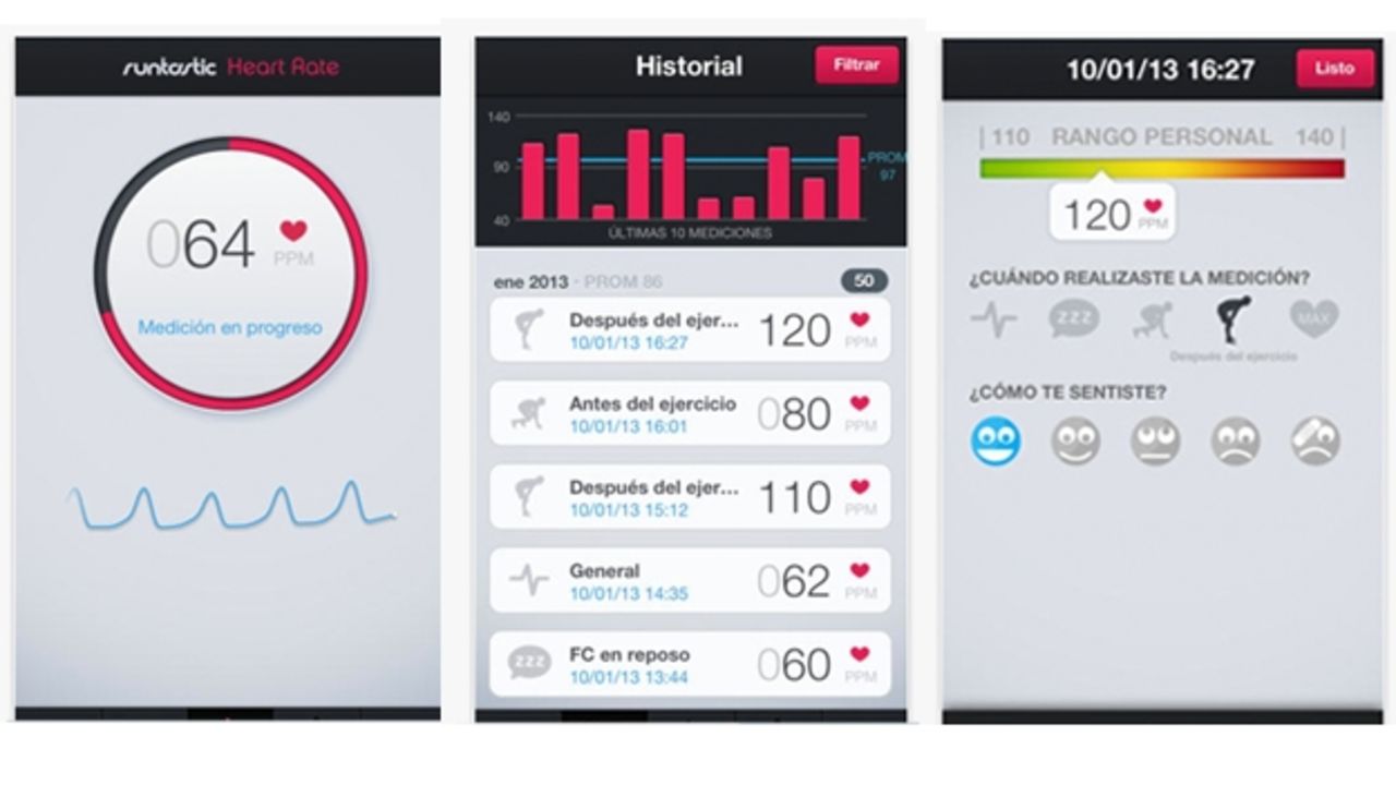 Instant Heart Rate usa la cámara y flash de tu 'smartphone' para medir tu ritmo cardiaco.