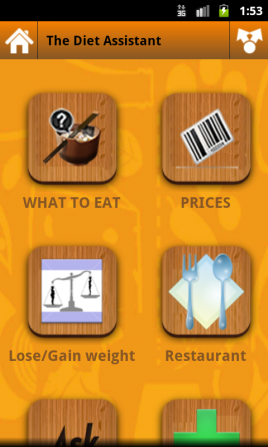 For health conscious mobile users, the Diet Assistant app offers diet plans and weight loss features. <br />