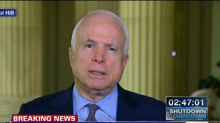 pmt intv john mccain shutdown doesnt stop obamacare_00012105.jpg