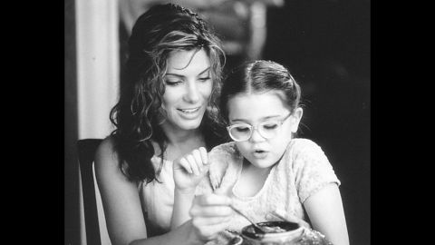 Bullock plays a single mom embarking on a new romance in the 1998 movie "Hope Floats." 