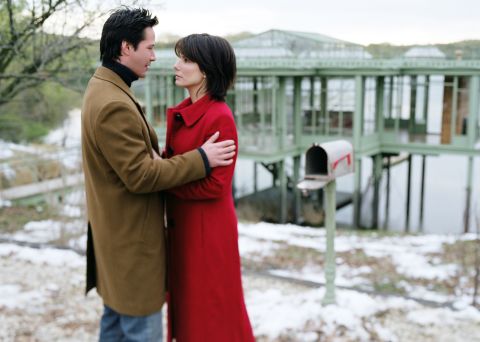 Former "Speed" co-stars Keanu Reeves and Bullock reunited in 2006 for the romantic drama "The Lake House."