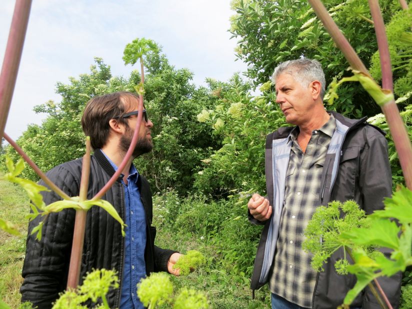 Bourdain travels to Copenhagen, Denmark, to visit renowned chef Rene Redzepi. "By the way, it would be helpful to point out this show is not about Denmark. It's not about Copenhagen. I'm here for one man," Bourdain says of Redzepi, who is the chef of Noma.
