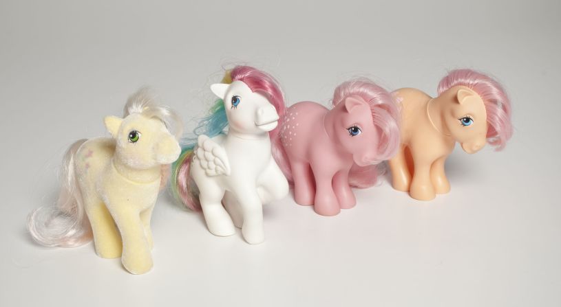 My Little Pony was first introduced in the 1980s, then re-emerged in 2003. At their peak, they outsold Barbie, the National Toy Hall of Fame reports.