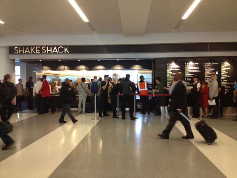 Shake Shack at New York's John F. Kennedy International Airport received the award for best quick service dining.