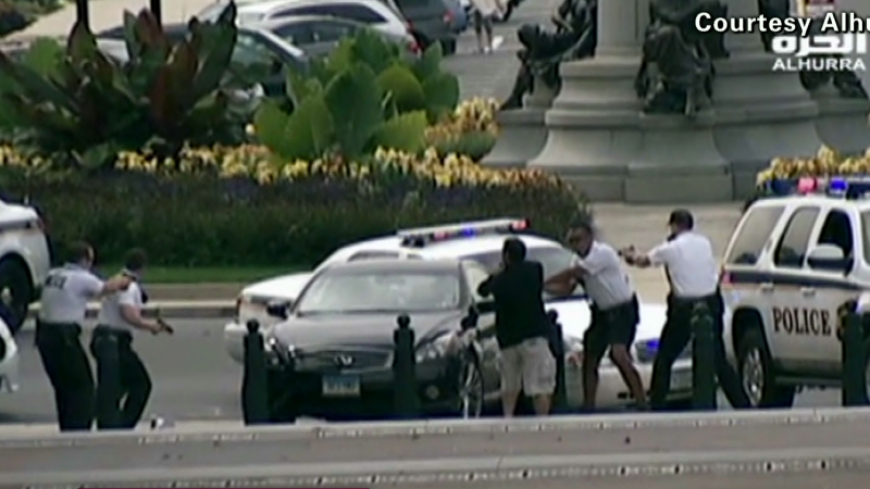 Wild Car Chase Ends With Suspect Shot To Death Near Us Capitol Cnn 