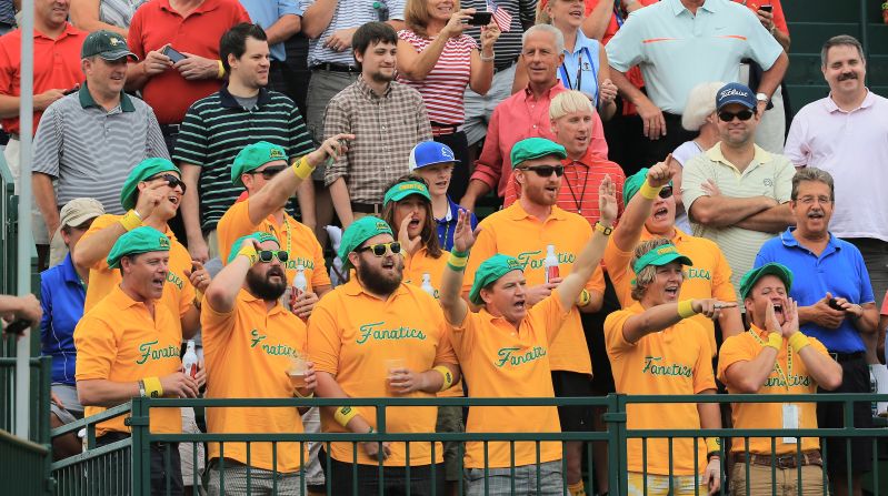 And the fans of the international team were in full voice. They'd love to see the visitors win, but the international team has only triumphed once since the tournament began in 1994.
