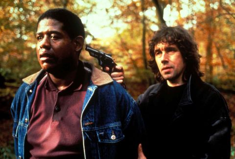 In<strong> </strong>"The Crying Game"<strong> </strong>(1992), an IRA soldier (Stephen Rea, right, with Forest Whitaker) falls in love with a prisoner's girlfriend. Or is that the prisoner's boyfriend? Jaye Davidson was nominated for an Oscar for best supporting actor for his gender-bending performance.
