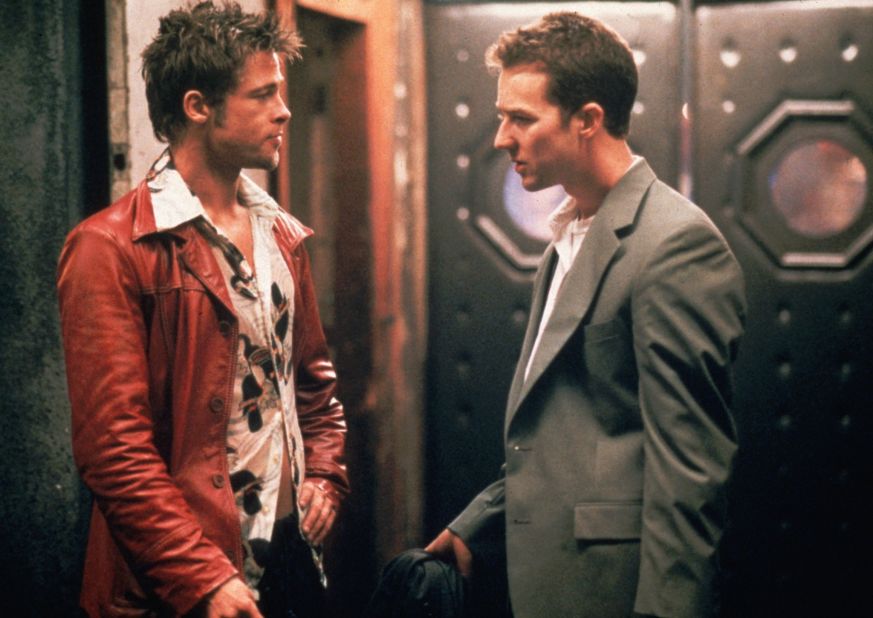 Just who is the destructive Tyler Durden (Brad Pitt, left), and why does he keep tormenting Edward Norton's unnamed narrator in<strong> </strong>"Fight Club" (1999)? Well, there's a reason only Norton's character can see Durden: He exists only in the narrator's troubled mind.