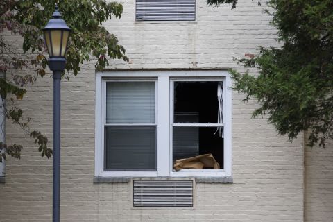 An apartment window was broken when police used the entry point to secure the space on Friday. Police also found a medication for schizophrenia and an antidepressant inside her apartment, said a law enforcement source. Many questions remain open surrounding the case. Authorities have not officially linked the incident to mental illness or any other factor.
