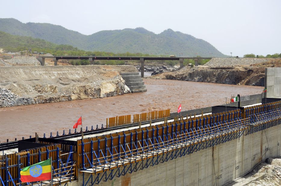 The Grand Renaissance Dam is under construction on the Blue Nile River in Ethiopia. It is claimed it will generate 6,000 MW of energy when completed.
