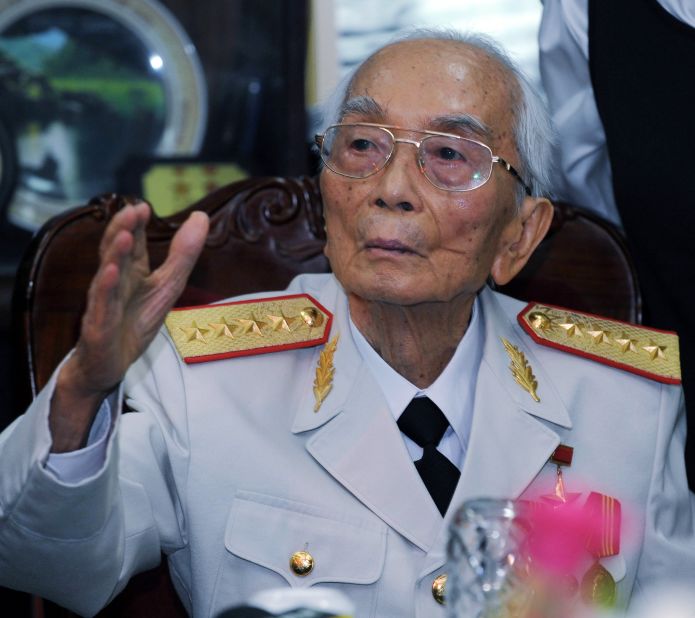 <a href="http://www.cnn.com/2013/10/04/world/asia/vietnam-general-death/index.html">Gen. Vo Nguyen Giap</a> of the Vietnam People's Army, a man credited with major victories against the French and the American military, died on October 4. He was 102.