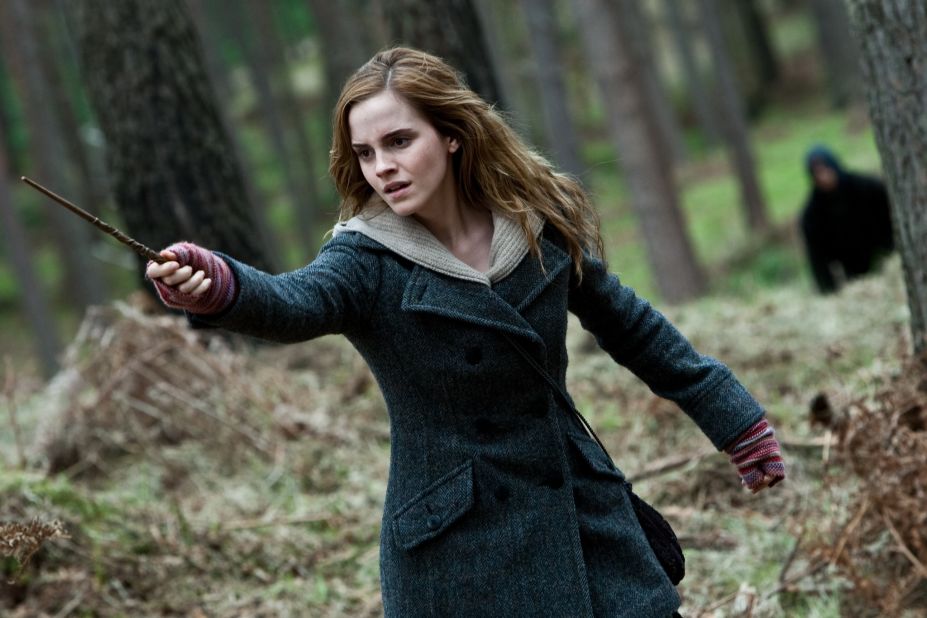 J.K. Rowling's books were centered on the "boy who lived," but he wouldn't have gotten very far without Hermione Granger, played by Emma Watson. As the smartypants of their wizarding trio, Hermione always knew exactly the right spell to get them out of a pinch. 