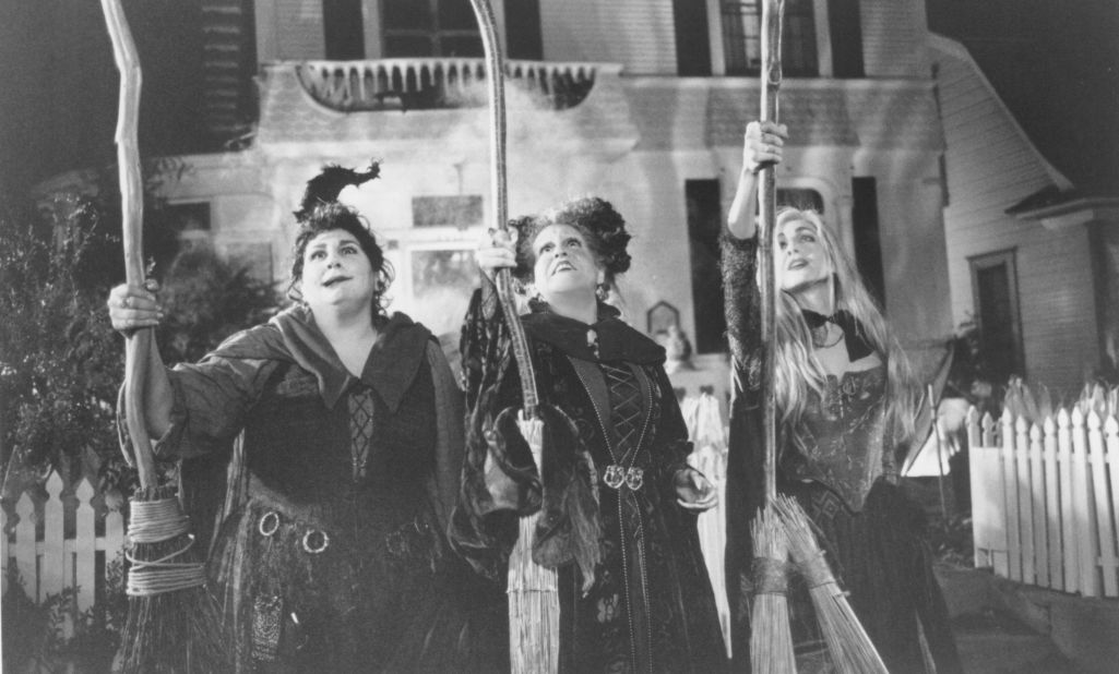 Disney's 1993 tale of the Sanderson sisters in "Hocus Pocus" has become a Halloween staple in the 20 years since its release. Kathy Najimy, left, Bette Midler and Sarah Jessica Parker are likely somewhere running amok and hunting down virgins on your cable TV right about now. 