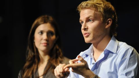 Ronan Farrow speaks at The Newseum in Washington in October 2011. (Photo by Riccardo S. Savi/WireImage)