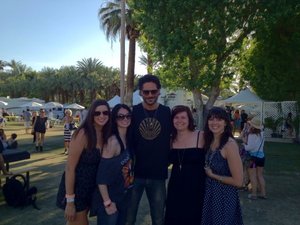 Bailee O'Brien (second from right) never dreamed her job as a sponsorship coordinator for State Farm Insurance would allow her to travel the country for some of the best music festivals. At the festival she likes best, Coachella, she met one of her favorite actors, Joe Manganiello.  