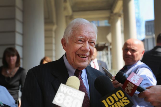 Jimmy Carter has spent much of his time post-presidency as a human rights activist and author. The rights of women was high on the agenda during his <a href="index.php?page=&url=http%3A%2F%2Fwww.cartercenter.org%2Fnews%2Ffeatures%2Fp%2Fhuman_rights%2F2013-policy-forum-remarks.html" target="_blank" target="_blank">speech in May at the Carter Center conference</a> and now the former U.S. president wants to write a book on the treatment of women. In his book proposal, as <a href="index.php?page=&url=http%3A%2F%2Fwww.nytimes.com%2F2013%2F09%2F10%2Fbusiness%2Fmedia%2Fjimmy-carter-seeks-to-write-book-on-treatment-of-women.html%3F_r%3D1%26" target="_blank" target="_blank">reported by The New York Times</a>, he wrote: "I am convinced that discrimination against women and girls is one of the world's most serious, all-pervasive and largely ignored violations of basic human rights."