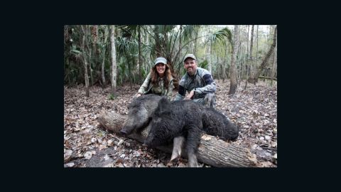 Sportsman Channel's Jana Waller after a hunt in the Florida Bayou.