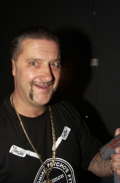 Australian Mark "Chopper" Read turned his life of crime into a profitable writing career. Released from prison for the last time in 1998, Read went on to pen autobiographies, crime novels and children's books before his death in 2013. But Read also produced many paintings after being introduced to the scene by artist Adam Cullen. Some works included figures with heads the shape of Ned Kelly's helmet, painted in bold primary colors with tribal inflections.