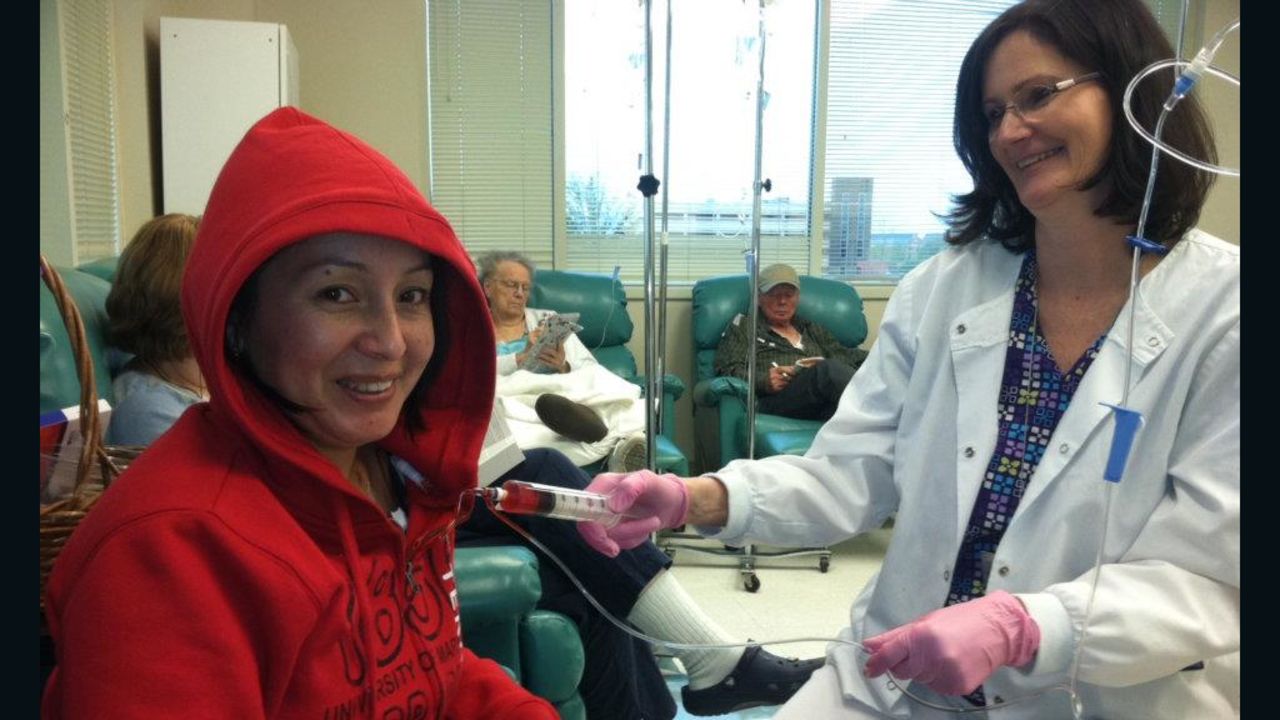 Jessica Rodriguez, 39, underwent chemotherapy for breast cancer in 2012. She's now clear of cancer.
