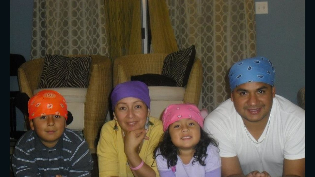 Jessica Rodriguez, second from left, with her son Gregory, daughter Caroline, and husband Guillermo Ramirez.