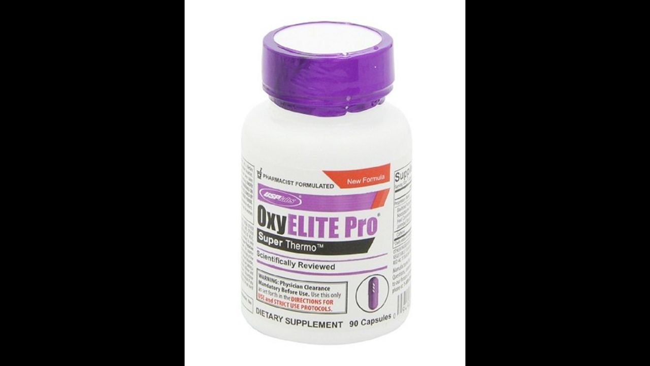 The company is stopping domestic distribution of OxyElite Pro with the purple top and OxyElite Pro Super Thermo Powder. 