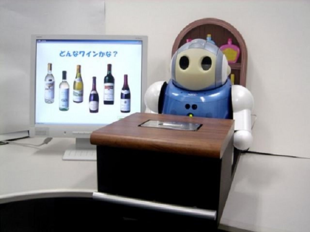 But humans aren't the only ones having fun: some robots have now got a taste for the booze themselves. Scientists in Japan have developed the wine-tasting "Robot sommelier", which has a sensor capable of distinguishing between varieties of wine. Très bien.