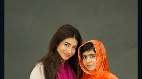 Shiza Shahid, CEO of The Malala Fund and Malala Yousafzai.