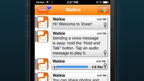 <strong>Voxer:</strong> Think walkie-talkies. This push-to-talk messaging allows kids with smart phones to share text, photos and videos with lightning speed.