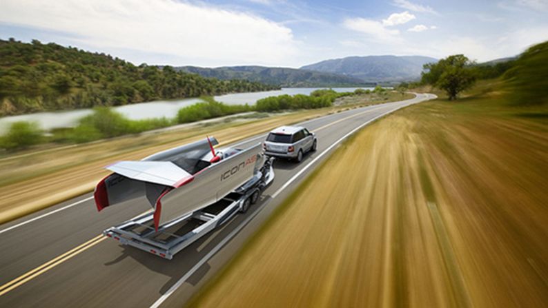 We've all folded a paper plane and watched with pride as it soars through the air. But what if the plane was a fully functioning full-sized aircraft? Well, the Icon A5 is exactly that. With folding wings, the airplane is compact enough to be stored in a garage and towed along the freeway.