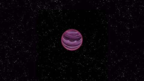 An artist's impression of free-floating planet  PSO J318.5-22.
