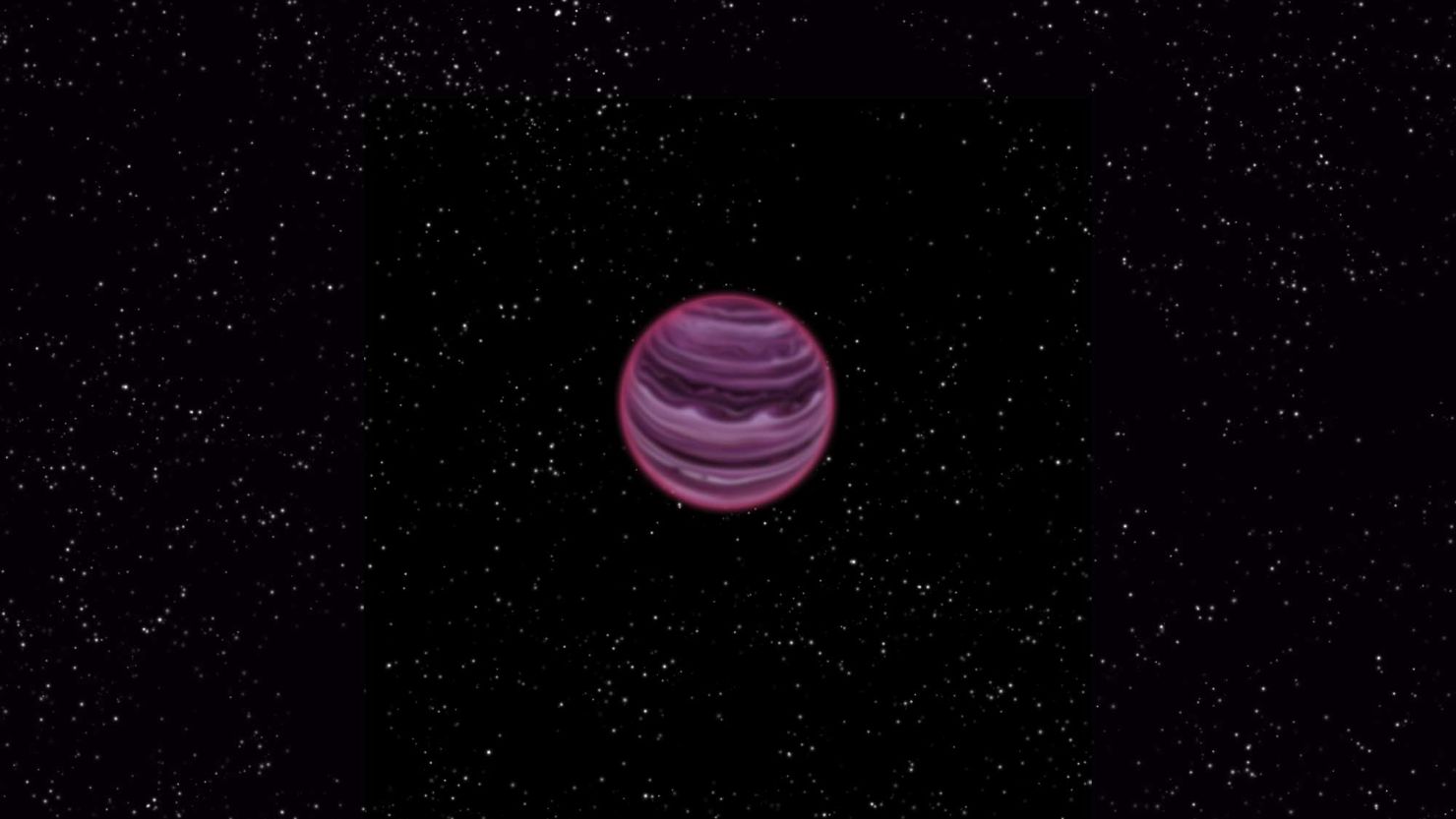 An artist's impression of free-floating planet  PSO J318.5-22.