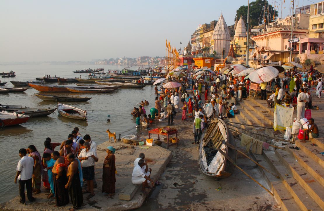 Scenes like this one of "Mother Ganga" befuddled the narrator of "Are You Experienced?"