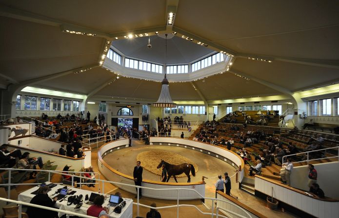 The Craven Breeze Up Sale is Europe's premier sale of its kind and takes place at Newmarket's Rowely Miles before horses on show return to the nearby headquarters of leading auction house Tattersalls (pictured).  