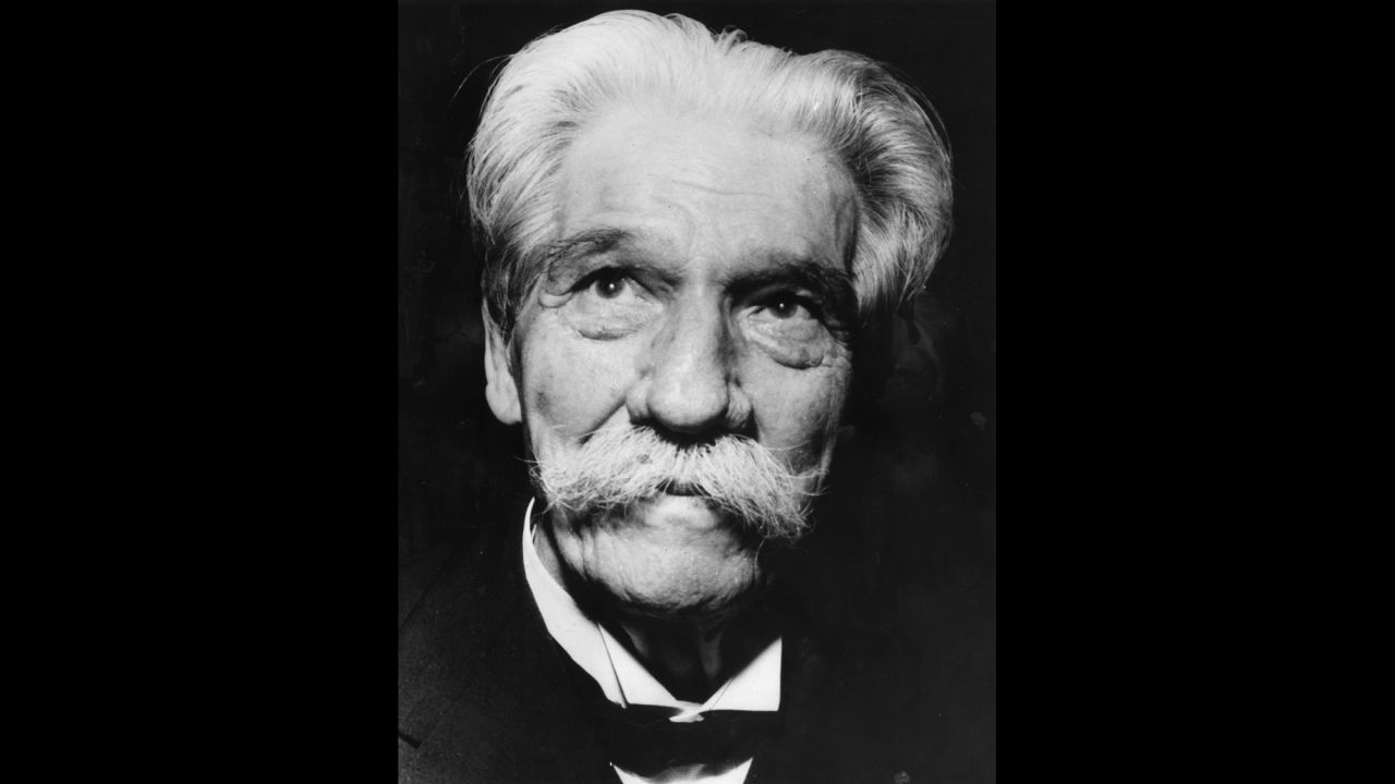 Dr. Albert Schweitzer -- a physician, philosopher and theologian -- won the Nobel Peace Prize in 1952. 