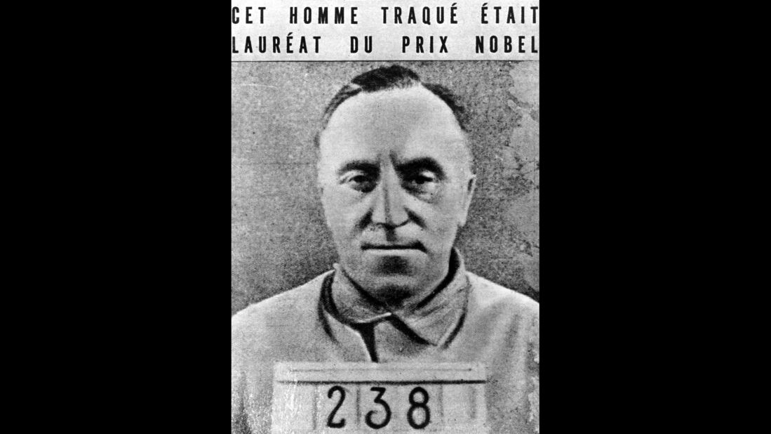 Carl Von Ossietzky, seen here in a concentration camp uniform, won the Nobel Peace Prize in 1935. 