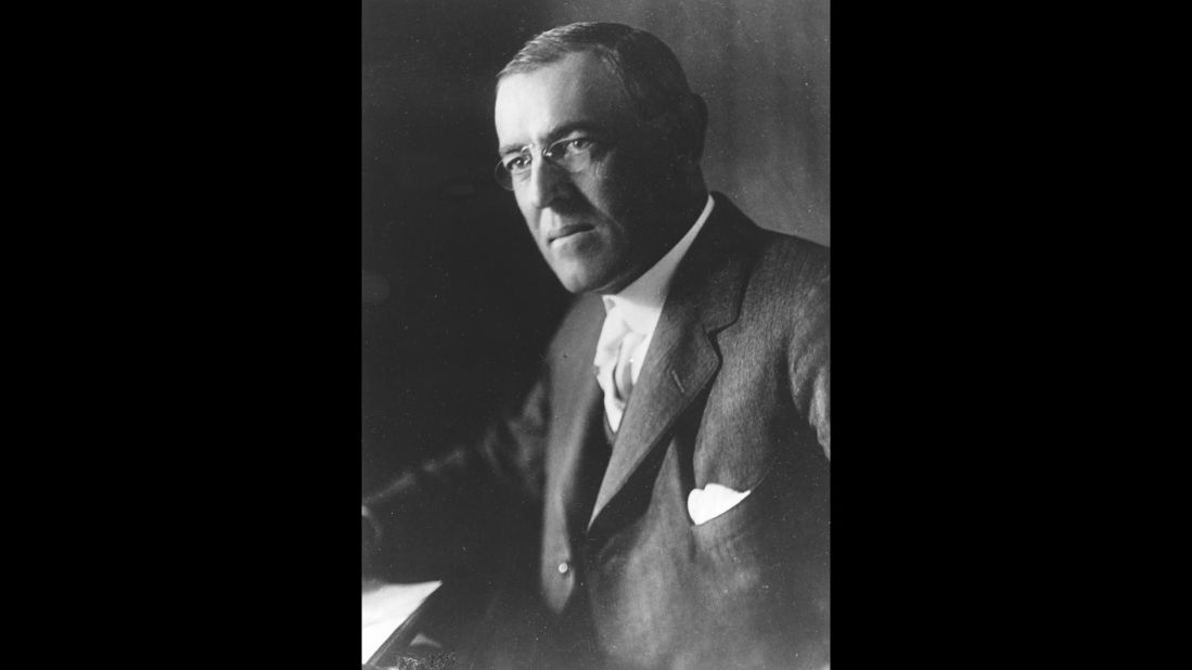 President Woodrow Wilson won the Nobel Peace Prize in 1919. 