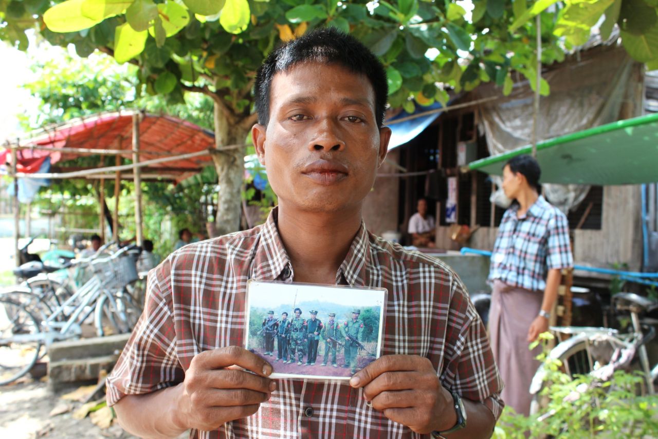 Cyclone Nargis also separated families. Soe Paing said after the cyclone he sent some of his children to a monastery in Yangon. While there, his eldest son was lured into the army by recruiters. He was just 13. 
