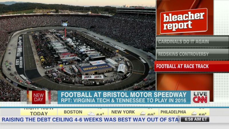 Football game to be played at race track CNN