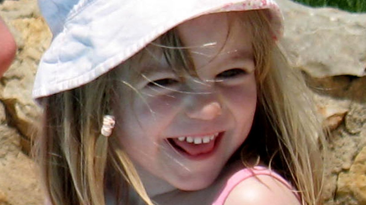 Madeleine McCann on May 3, 2007, the same day she went missing from her family's holiday apartment in Portugal. 