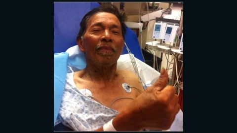 Gene Penaflor, 72, was found Saturday after being lost in the Mendocino National Forest in California for 19 days.