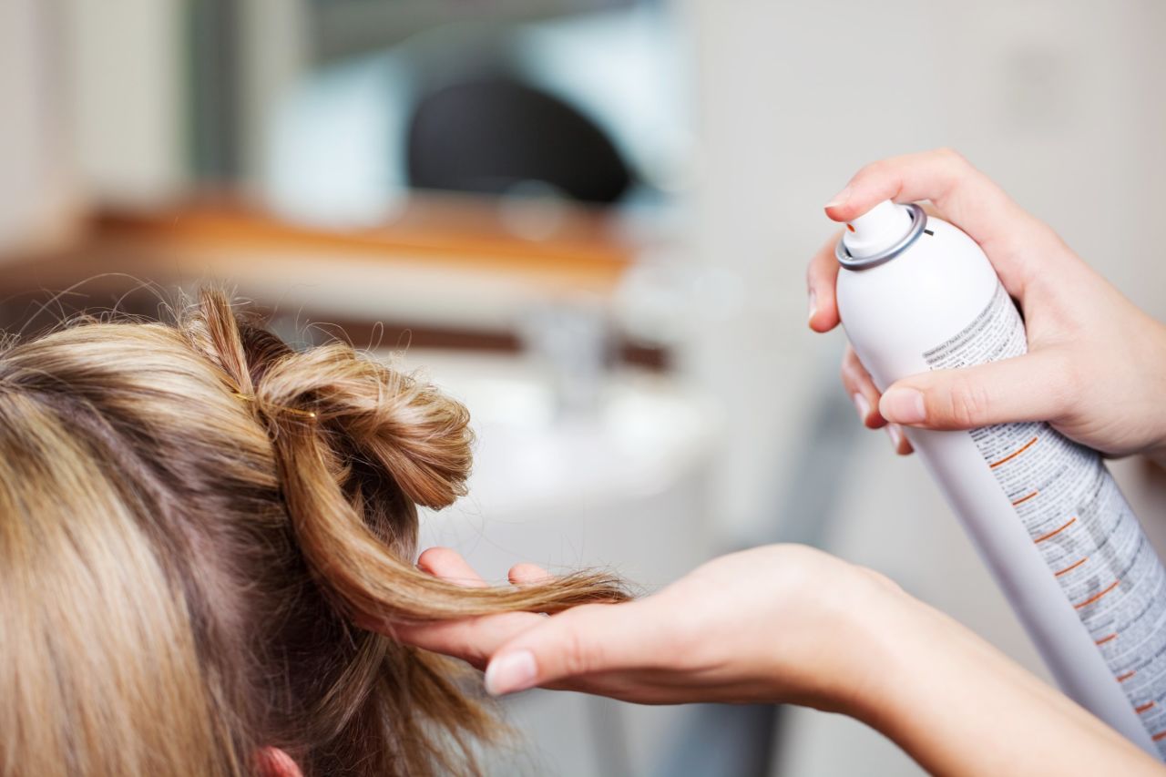 <strong>Hair spray: </strong>Phthalates are also used in hair spray to help avoid stiffness; phthalates allow the spray to form a flexible film on the hair, <a href="http://www.fda.gov/Cosmetics/ProductandIngredientSafety/SelectedCosmeticIngredients/ucm128250.htm" target="_blank" target="_blank">according to the FDA.</a>