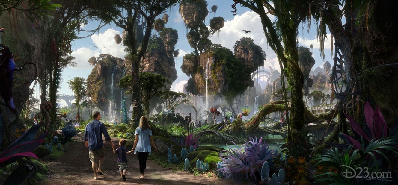 Walt Disney Imagineering is working with filmmaker James Cameron and Lightstorm Entertainment to bring the mythical world of Pandora -- floating mountains included -- to life at Walt Disney World Resort's Animal Kingdom.