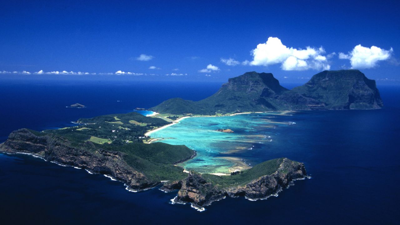 Lord Howe Island has the world's southernmost barrier coral reef.