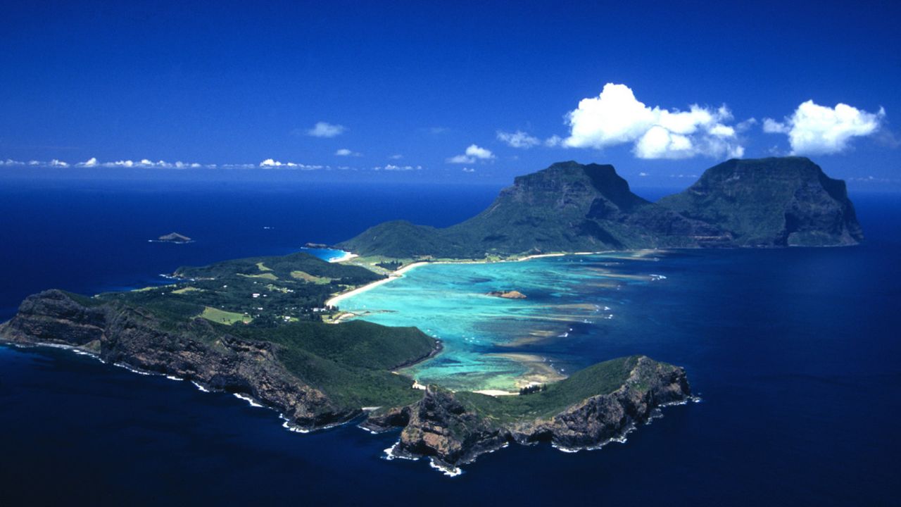 Lord Howe Island has the world's southernmost barrier coral reef.