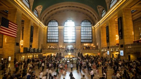 The stunning interior of Grand Central Terminal in New York.