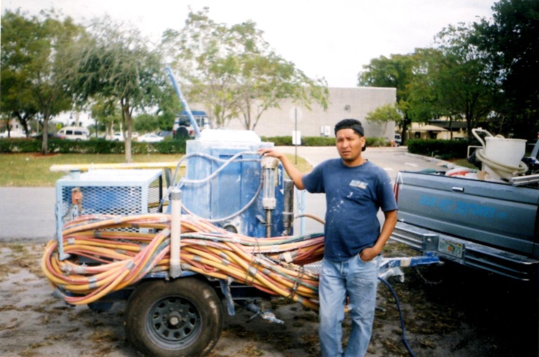 Before he was deported to Nicaragua, Ronald Soza owned his own dry wall finishing business.