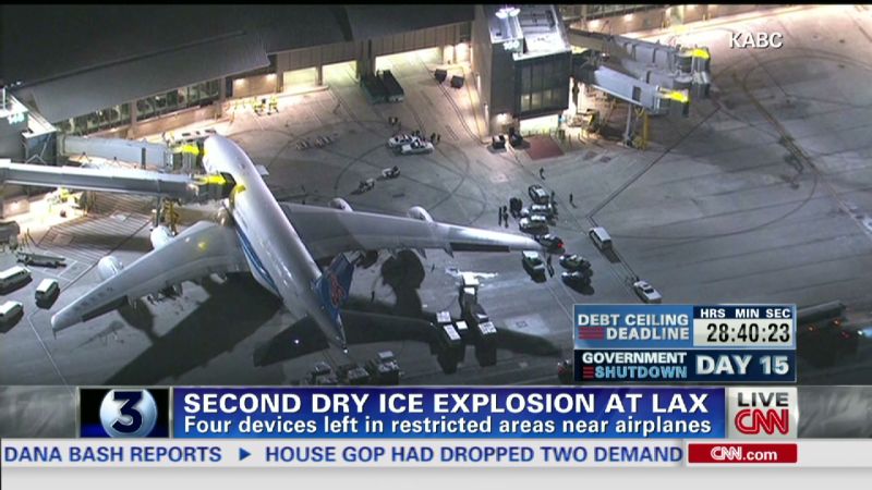 For 2nd time in 2 days, dry ice explosion reported at LA airport | CNN