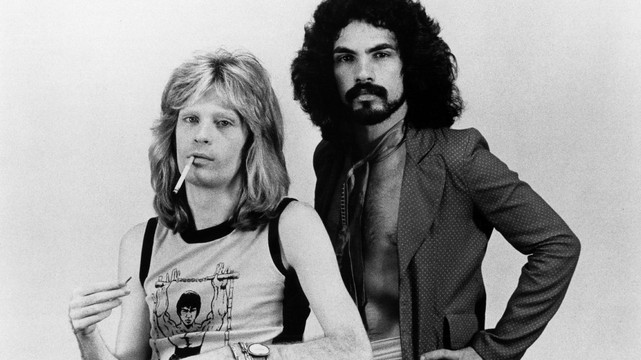 Daryl Hall, left, and John Oates started as a soul-and-rock duo in the mid-1970s with hits such as "Sara Smile" and "She's Gone." (Incidentally, Hall thought Oates' initial drafts of "She's Gone"<a href="http://www.cnn.com/2009/SHOWBIZ/Music/10/12/hall.oates/"> "reminded me of a Cat Stevens song."</a>) Hall & Oates became one of the biggest acts of the 1980s with songs such as "Kiss on My List," "I Can't Go for That (No Can Do)" and "Out of Touch."