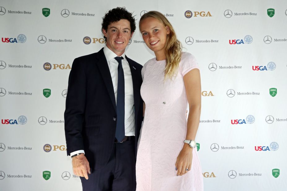 It's official -- double major winner Rory McIlroy and former world No. 1 Caroline Wozniacki are no more. McIlroy says he realized he wasn't ready for marriage when their wedding invitations were mailed out. When it comes to sport, the path of true love rarely runs smooth and in this gallery, CNN looks at sporting couples who have aced their relationships and those who have seen their private lives hit the rough.